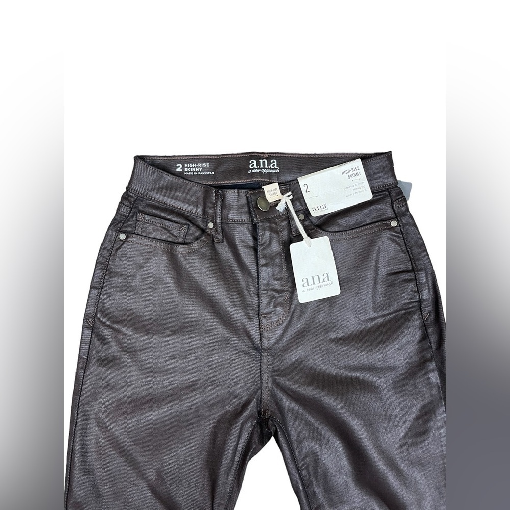 NWT A.n.a Faux Leather High Rise Skinny Leg